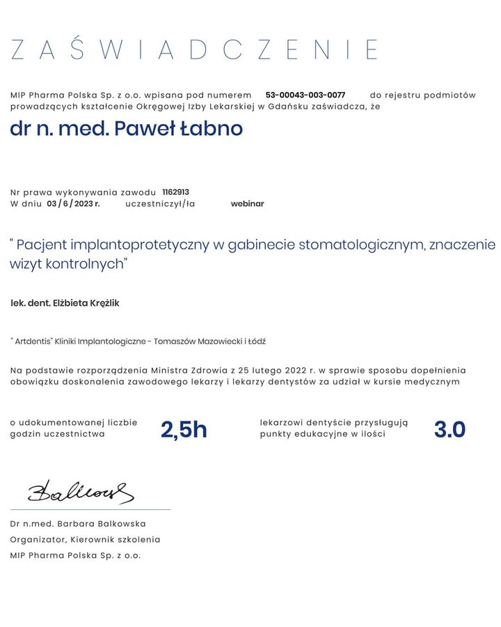 Stomatologia Łabno - aktualności